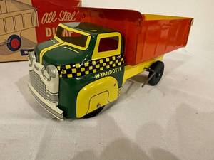 Vintage Wyandotte Steel Dump Truck in Original Box