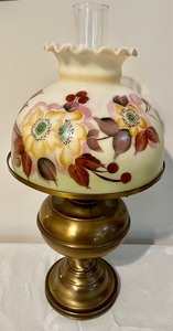 Vintage Floral Lamp