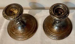 Gorham Sterling Silver Candle Holders