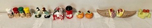 Variety of Vintage Salt and Pepper Shakers