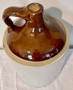 Crockery Jug and Wooden BowlTray