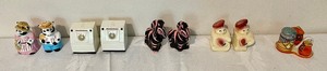 Variety of Vintage Salt & Pepper Shakers