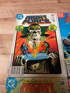 4 1980s  Night Force Comic Books