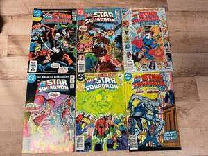 6 1980s Star Squadron Comic Books