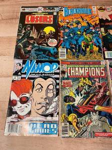 8 Assorted 1980s Comic Books