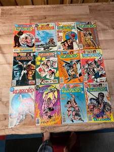 12 Warlord Comic Books