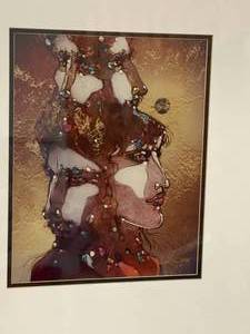 Hand Embossed Framed Art Piece