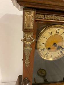 Very Ornate 30 Hour German Mantle Clock With Hour And Half Hour Chime