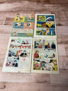 4 Rin Tin Tin Vintage Comic Books