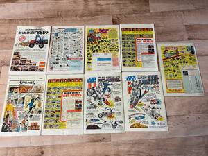 9 Vintage Spiderman Comic Books