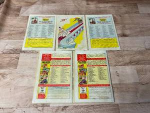 5 Classics Illustrated Comic Books
