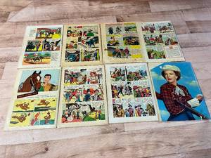 8 Dell Western Comic Books Including Gene Autry