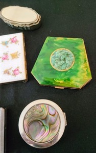 Vintage Cosmetics and Cigarette CaseLighter