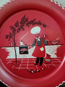 Fun Vintage Trays and Measuring Cups