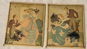 Three Pairs of Vintage Silhouettes