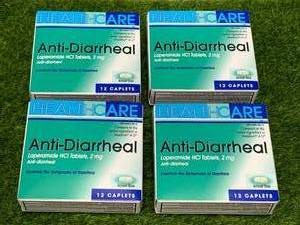 lot 20 image: Lot of Four Boxes Anti Diarrhea Pills (exp 102023)