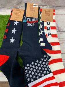 lot 21 image: Trump 2024 Socks