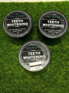 lot 30 image: Lot of Three Charcoal Organic Teeth Whiteners