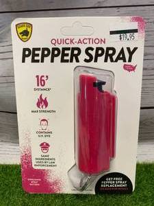 lot 34 image: Max Strength Pepper Spray With UV Dye