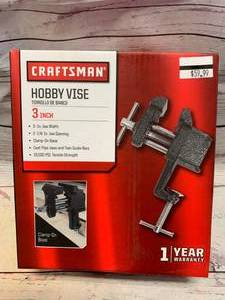 lot 41 image: Craftsman 3 Hobby Vice