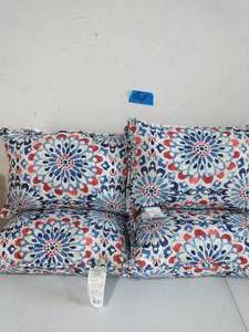 lot 68 image: 22 x 15 Clark Oversized Lumbar Outdoor Throw Pillow (2-Pack)