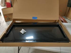 lot 92 image: HUSKY 36 in. W x 21 in. D Steel Shelf Set in Black (2-Pack) FOR A Ready-to-Assemble 36 in. Garage Gear Cabinet