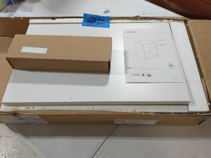 lot 97 image: TVILUM Portland 1-Drawer White Nightstand