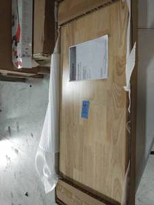 lot 109 image: HUSKY 48 in. Solid Wood Work Surface for Regular Duty Welded Steel Garage Storage System