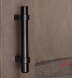 lot 40 image: GLIDERITE 3 in. Matte Black Euro Style Solid Cabinet Drawer Bar Pulls (9-Pack)