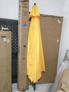 lot 144 image: YELLOW PATIO UMBRELLA