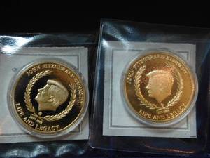 Six Miscellaneous BU Medallions and Commemorative Rounds