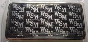 10 TROY Oz. .999 FINE SILVER BAR WALL STREET MINT WITH TWIN TOWERS SEALED