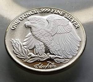 1 TROY OZ. .999 FINE SILVER SAINT GAUDENS DESIGN
