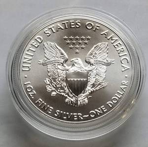 2017 AMERICAN SILVER EAGLE 1 TROY OZ. .999 FINE SILVER IN AIRTITE