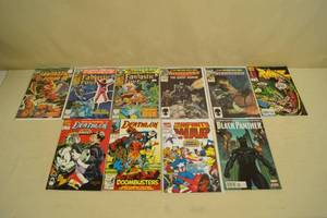 lot 127 image: Marvel Comic Books - Deathlok, Infinity War, Black Panther