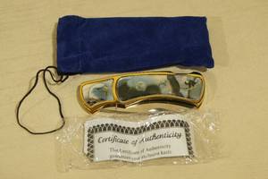 lot 110 image: Al Agnew Bald Eagle Collectors Folding Knife