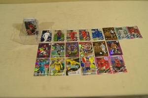 lot 89 image: Soccer Cards - Premier, Champions, Inserts, Lewandowski, Ramos