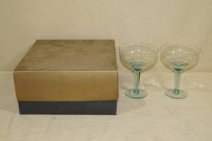 lot 73 image: 2 Margarita Glasses