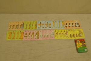 lot 60 image: Vintage Captain Kangaroo Mr Green Jeans Animal Rummy Game