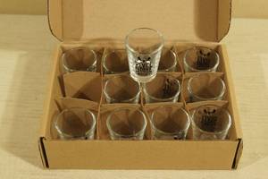 lot 45 image: Set of Promotional Revel Stoke Whisky Shot Glasses