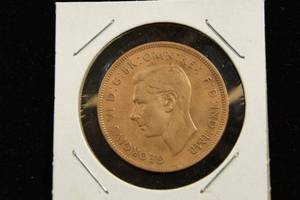 lot 33 image: 1937 Great Britain Penny Coin