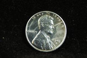 lot 26 image: 1943-S Wartime Steel Penny Coin