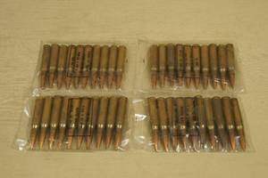 lot 12 image: 40 Military Surplus 7.62 x 51mm NATO Ball Ammo
