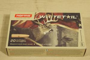 lot 20 image: 20 Norma Whitetail .30-06 Sprg 150 Gr Ammo