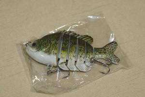 lot 53 image: Unused Large Jointed Fishing Lure - Tianjiu Ling Brand - Over 3 Long