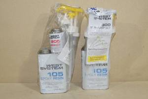 lot 103 image: West System 105 Epoxy Resin and 205 Hardener