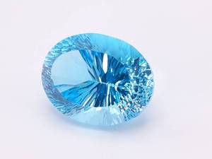 Massive 36.86 Carat Natural Fancy Cut Sky Blue Topaz Gemstone