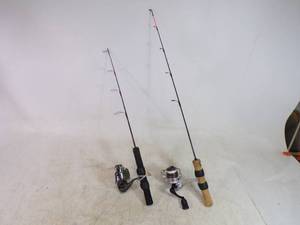 Pair of Ice Fishing Rods and Reels