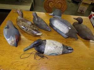 6 Vintage Duck Decoys