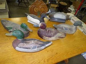 6 Vintage Duck Decoys